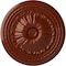 Ekena Millwork Alexa Ceiling Medallion (Fits Canopies up to 2 7/8"), Hand-Painted Firebrick, 20 1/2"OD x 1 7/8"P CM20ALFIF - alternate 1